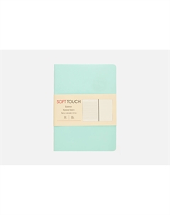 Блокнот Soft Touch весенний мятный 1 шт Listoff