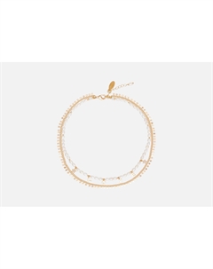 Двойное ожерелье из жемчуга Love 1 шт Bluejay