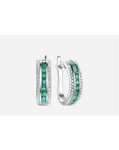 Серьги серебряные Spark Line 2 шт Fresh