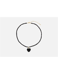 Колье Black sugar quartz choker with heart 1 шт Attribute shop