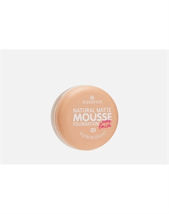 Тональная основа мусс для лица Natural matte mousse 16 г Essence