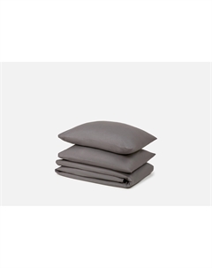 Комплект постельного белья Graphite, наволочки 50х70, двуспальный 2-спальный мл Verossa