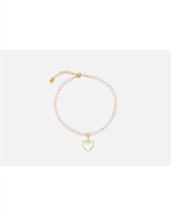 Чокер Classic Heart Green-Gold 1 шт Kotlo studio