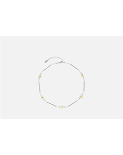 Серебристый чокер Hippie silver chic 1 шт Kotlo studio