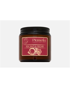 Ароматическая свеча Sea salt & orchid 120 мл Plamelia