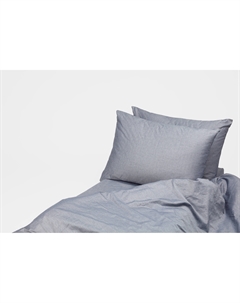 Комплект постельного белья Melange Indigo, наволочки 50х70, полутораспальный 1.5-спальный мл Verossa