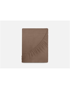 Простыня На Резинке Caramel, коричневый, полутораспальная Verossa