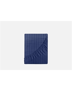 Простыня на резинке Stripe, 160х200, Indigo 1 шт Verossa