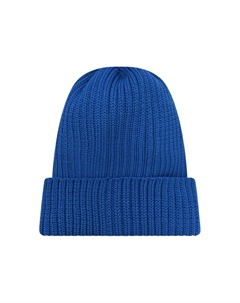 Шапка с отвовротом, синяя Jan&sofie