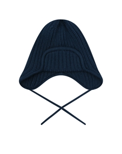 Шапка ушанка, синяя Jan&sofie