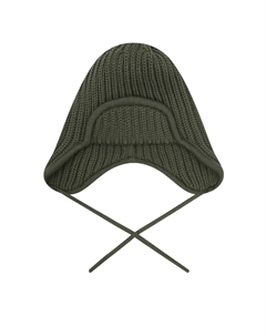 Шапка ушанка, хаки Jan&sofie