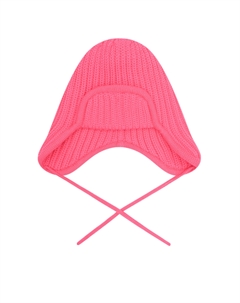 Шапка ушанка, розовый неон Jan&sofie