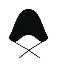 Шапка ушанка, черная Jan&sofie