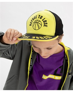 Кепка с принтом салатовая детская Button blue