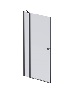 Душевая дверь Sunny 100 W87G-100-1P-BT профиль Черный матовый стекло прозрачное Am.pm.