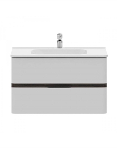 Тумба под раковину Bliss d NaN M55FHX0801VF64 подвесная цвет Венге, структурный Am.pm.