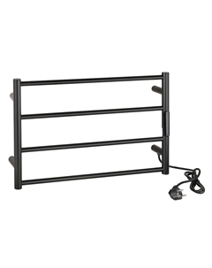 Электрический полотенцесушитель 560x370 704151080 цвет Черный матовый Bemeta