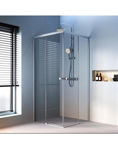 Душевой уголок X-joy88х88 W94G-403-9090-MT профиль цвет Хром матовый стекло Матовое Am.pm.