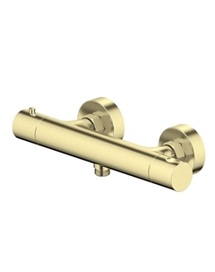 Смеситель для душа Европа AQ1363BG с термостатом цвет Золото шлифованное Aquatek