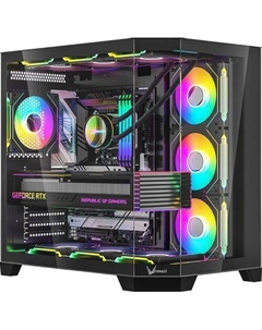 Корпус ATX Crystal Z6 Floe, Midi-Tower, без БП, черный Formula