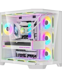 Корпус ATX Crystal Z6 Floe, Midi-Tower, без БП, белый Formula