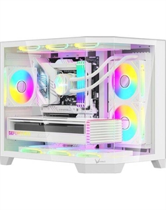 Корпус mATX Crystal Z6M Floe, Midi-Tower, без БП, белый Formula