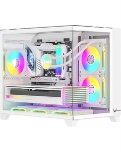 Корпус mATX Crystal Z9ML Floe, Midi-Tower, без БП, белый Formula