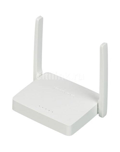 Wi-Fi роутер MERCUSYS MW300D, Wi-Fi 4, N300, 2.4ГГц, 3 LAN, ADSL2+ (Annex A), белый Mercusys