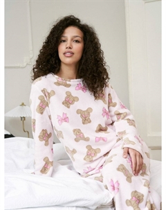 Милая плюшевая пижама с кофтой и брюками Твое