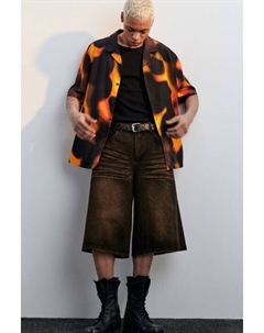 Джортсы широкие с вареным эффектом Befree