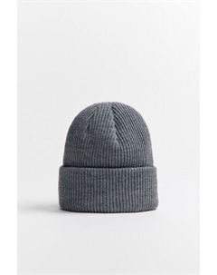 Шапка унисекс вязаная в рубчик Befree