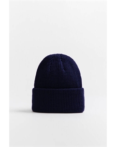 Шапка унисекс вязаная в рубчик Befree