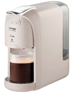 Кофемашина капсульная Inhouse ICM2005, 20 бар, цвет бежевый