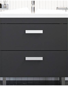 Тумба под раковину без столешницы Orlando 80 серая Velvex