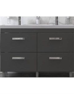 Тумба под раковину без столешницы Orlando 120 серая Velvex