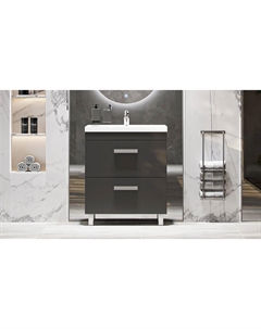 Тумба под раковину без столешницы Orlando 70 серая Velvex