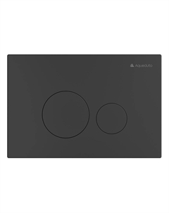 Кнопка смыва Circulo Novo CIR0240 черная матовая Aqueduto