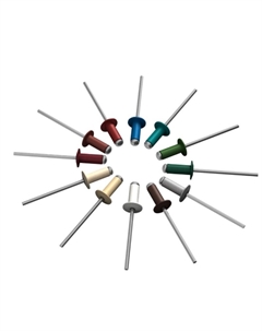 Заклепка вытяжная SMC3-68055-500, 4.8х12мм, алюминий/сталь, RAL 8017, 500 шт. в картонной упаковке Starfix