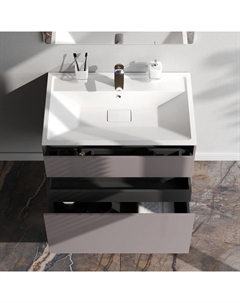 Тумба с раковиной 80 AM.PM Inspire 2.0 M50AFHX0803EGM подвесная серый матовый Am.pm.