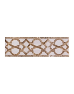 Бордюр настенный Глория 25х7,5 мм бежевый Unitile