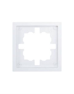 Рамка 1 пост Zima универсальная белая Lezard