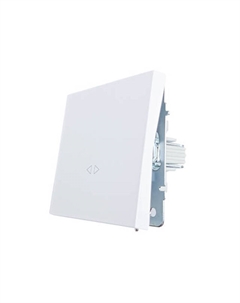 Переключатель 1-клавишный Zima промежуточный белый Lezard