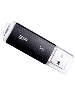 Флешка 8Gb USB 2.0 Ultima U02, черный (SP008GBUF2U02V1K) Silicon power