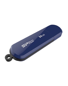 Флешка 64Gb USB 2.0 Lux Mini 320, синий (SP064GBUF2320V1B) Silicon power