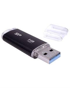 Флешка 8Gb USB 3.1 Blaze Blaze B02, черный (SP008GBUF3B02V1K) Silicon power