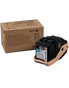 Картридж лазерный Xerox 106R02606, голубой, 4500 страниц, оригинальный для Phaser 7100
