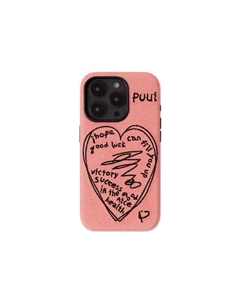 Чехол для телефона PUUI Puui, Loaded with good luck - pink - chain package