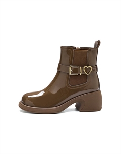 Ботинки Челси женские, хаки 15 mins