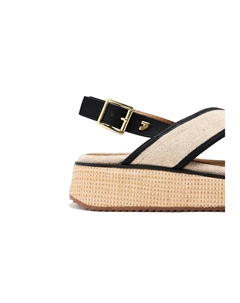 Босоножки на танкетке LYNNE, черный Gioseppo