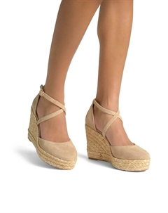 Босоножки на платформе CIERRE CON HEBILLA, светло-коричневый Alma en pena.